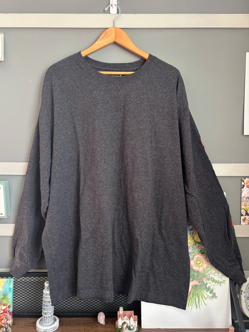 Carhartt Men's Charcoal Crewneck Sweater